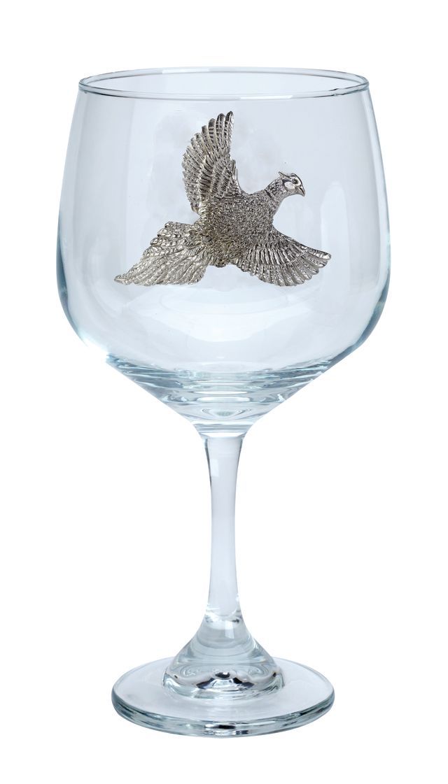 Bisley Gin Glass Pheasant