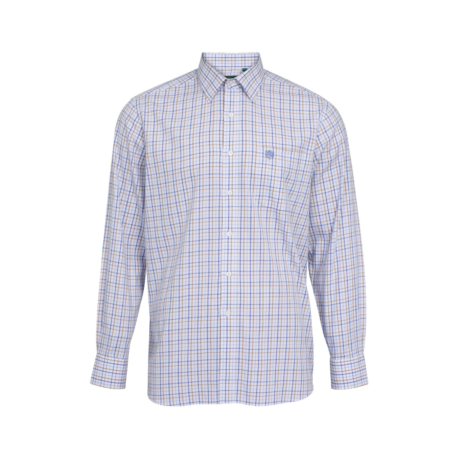 Alan Paine Ilkley Shirt Blue/Beige