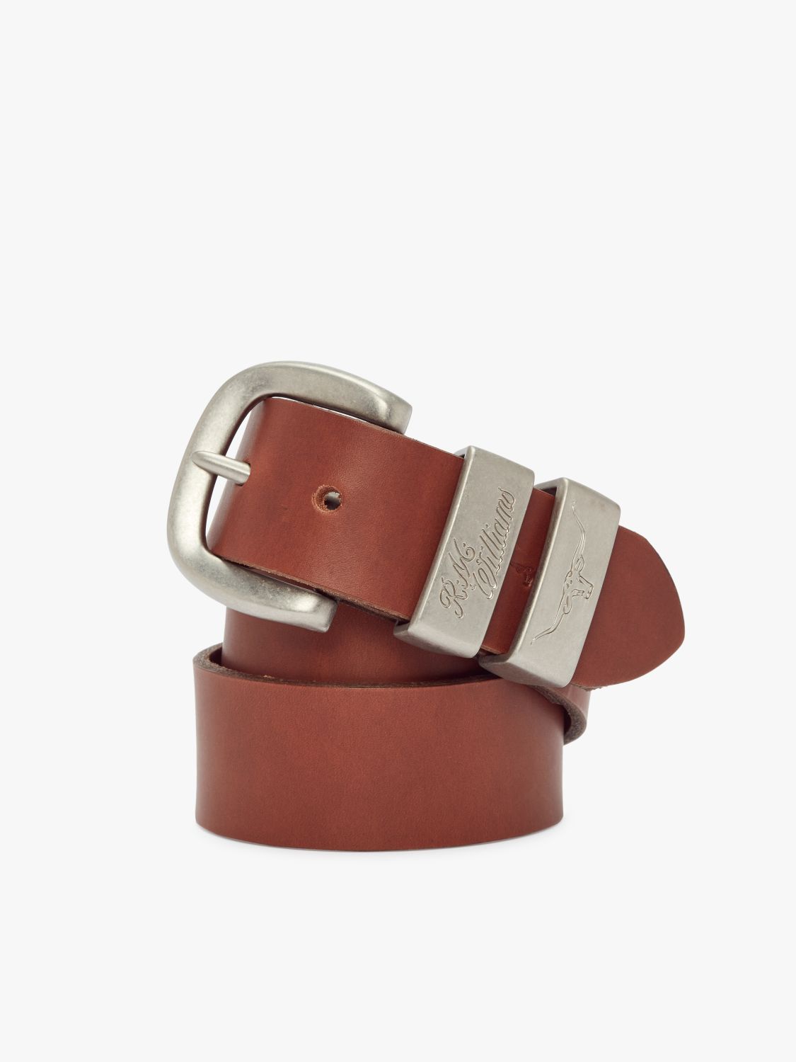 RM Williams 1 1/2 Inch 3 Piece Solid Hide Tan