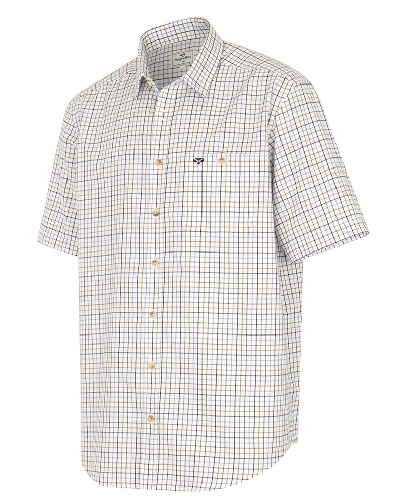 Hoggs Kessock SS Tattersall Shirt Green/Red