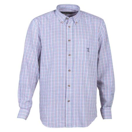 Percussion Small Check Shirt Red