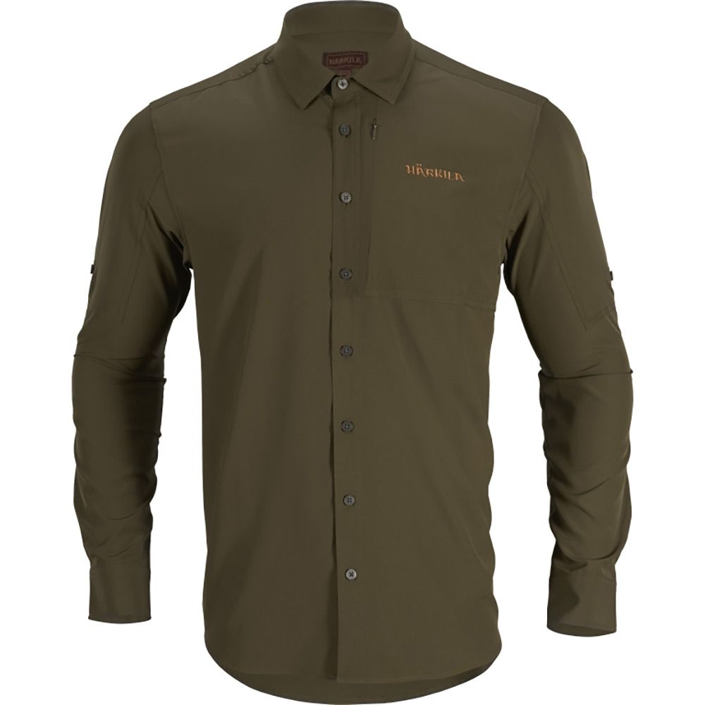 Harkila Trail L/S Shirt Willow Green