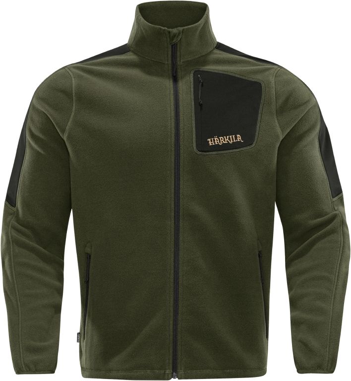 Harkila Venjan Fleece Jacket Duffel Green/Black