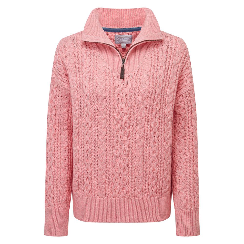 Schoffel Settle 1/4 Zip Dusky Pink