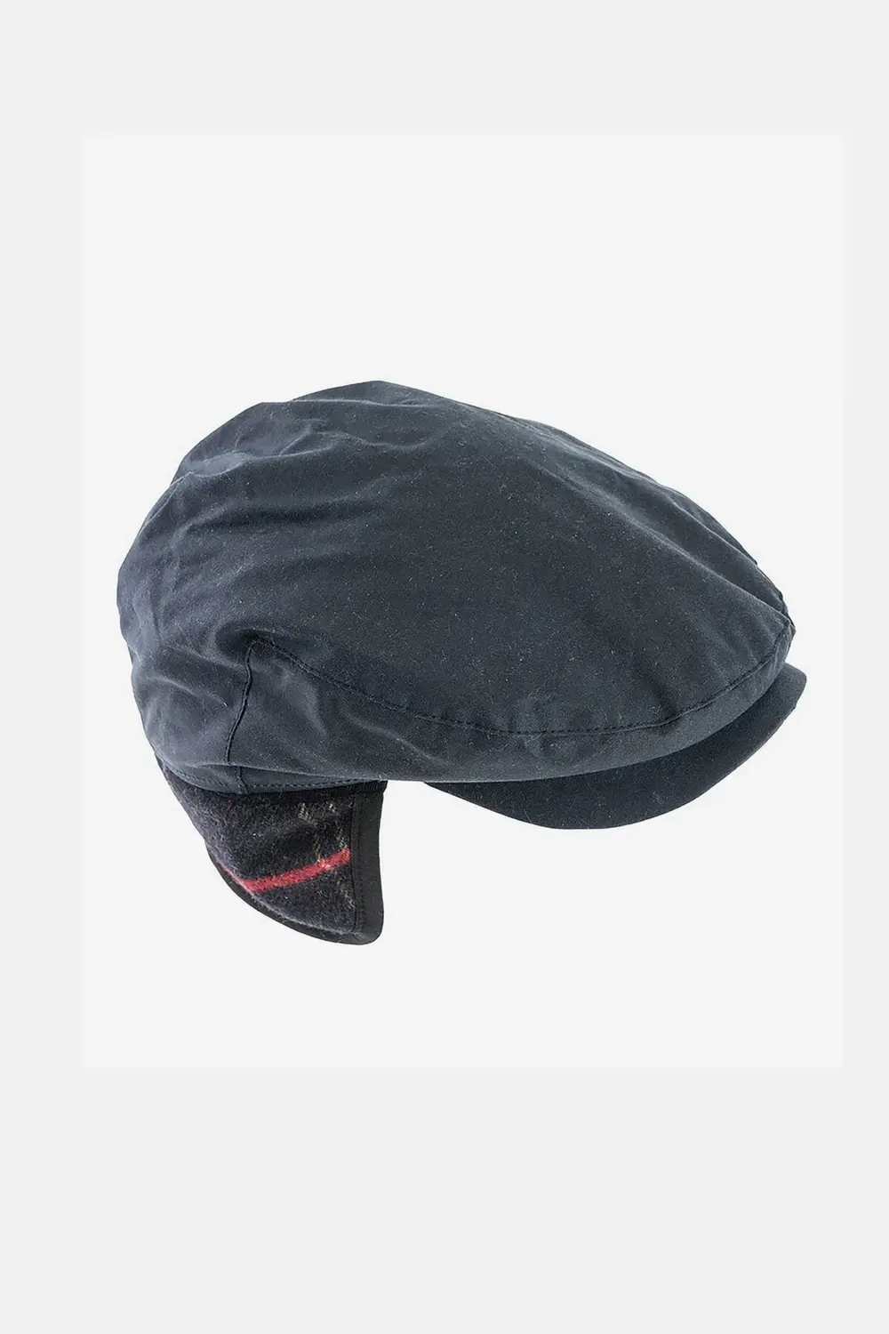 Barbour Cheviot Wax Flat Cap Navy