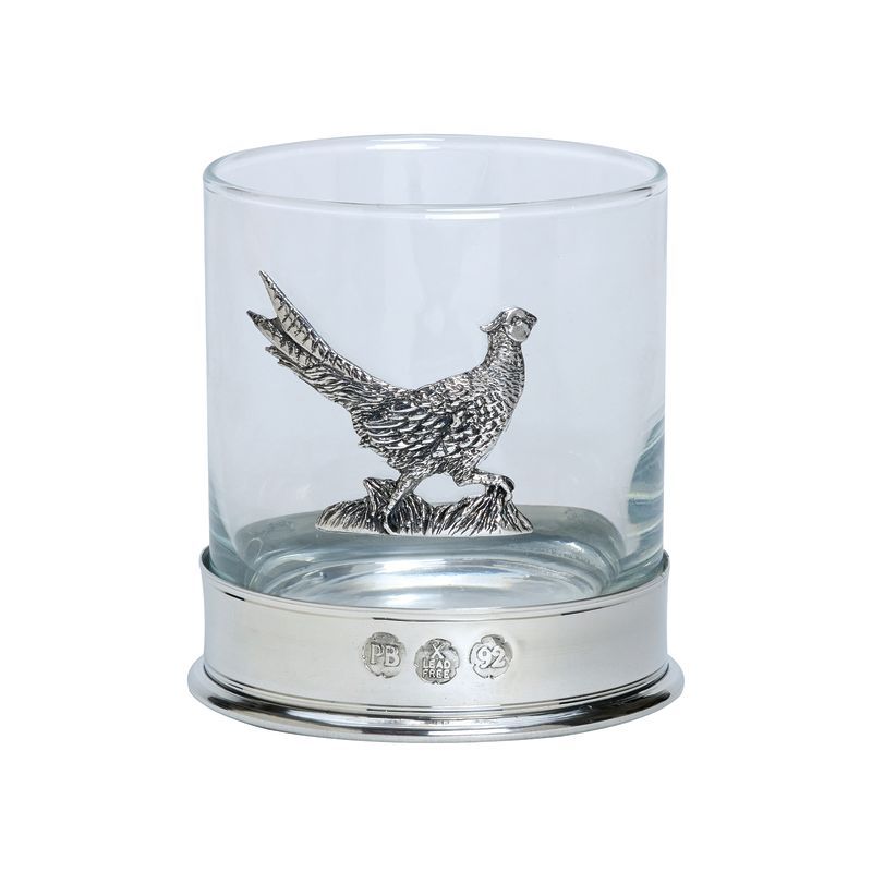 Bisley Whisky Glass Running Pheasant