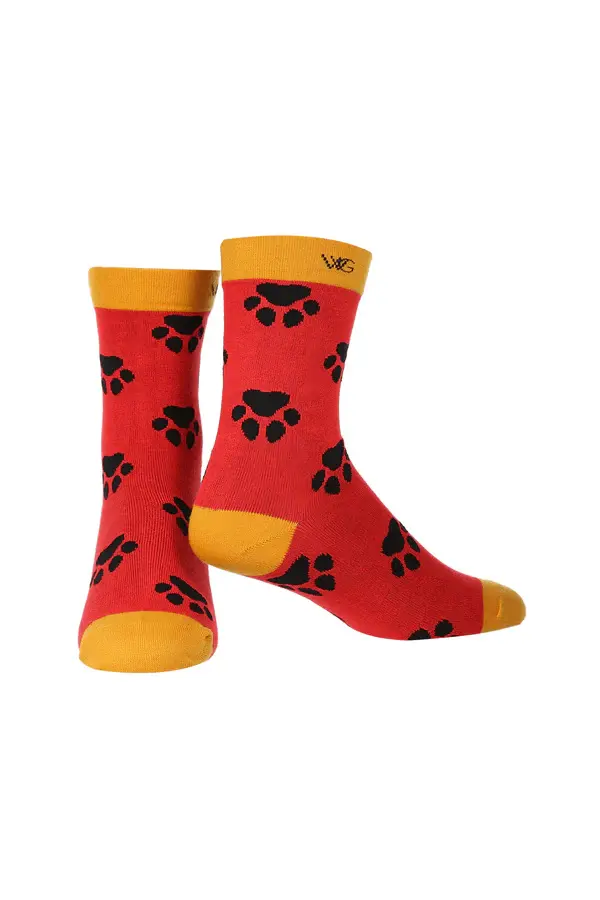 Welligogs Mens Paw Print Socks