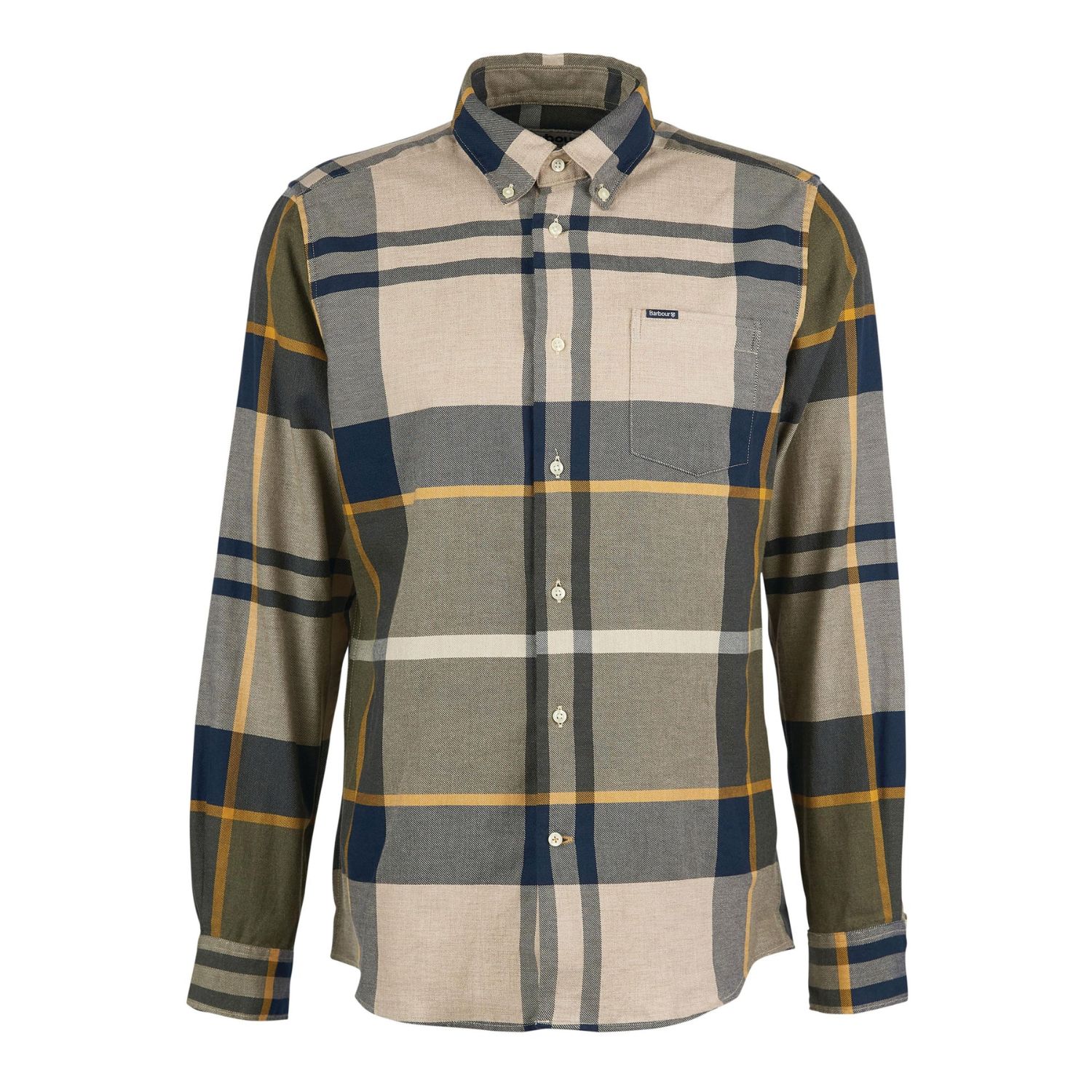 Barbour Dunoon Tailored Tartan Shirt – Forest Mist