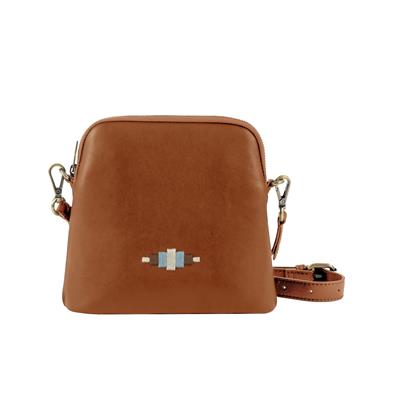 Pampeano Belleza Small Handbag- Tan leather