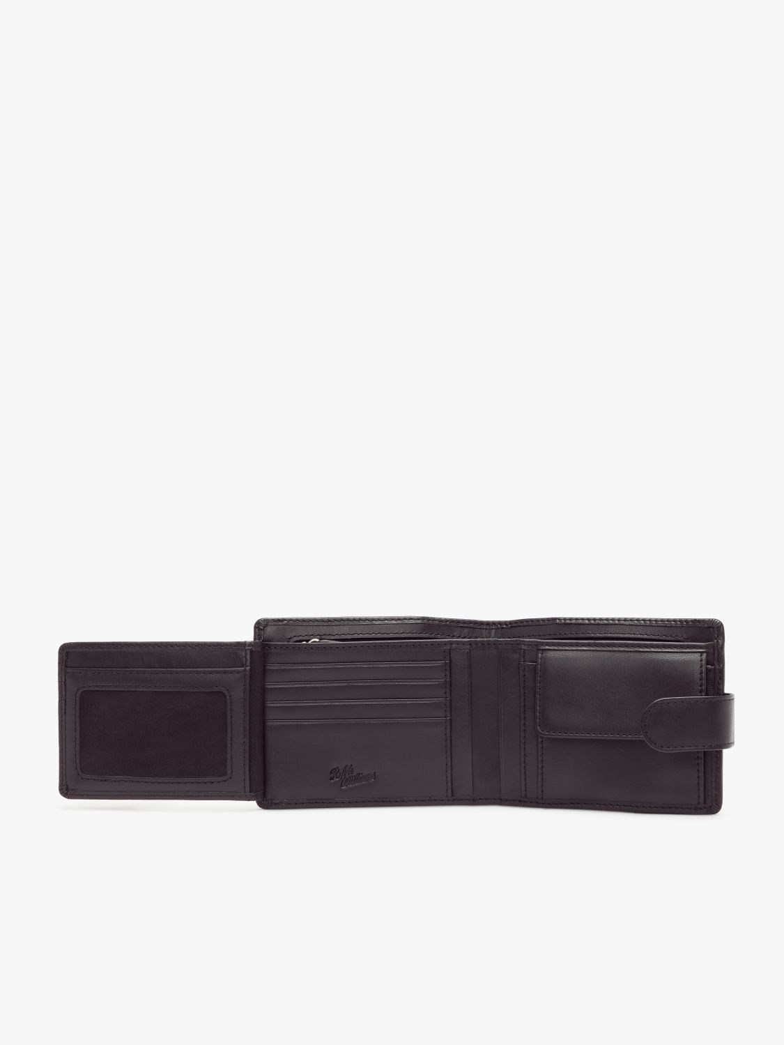 RM Williams Wallet with Coin Pocket and Tab Black