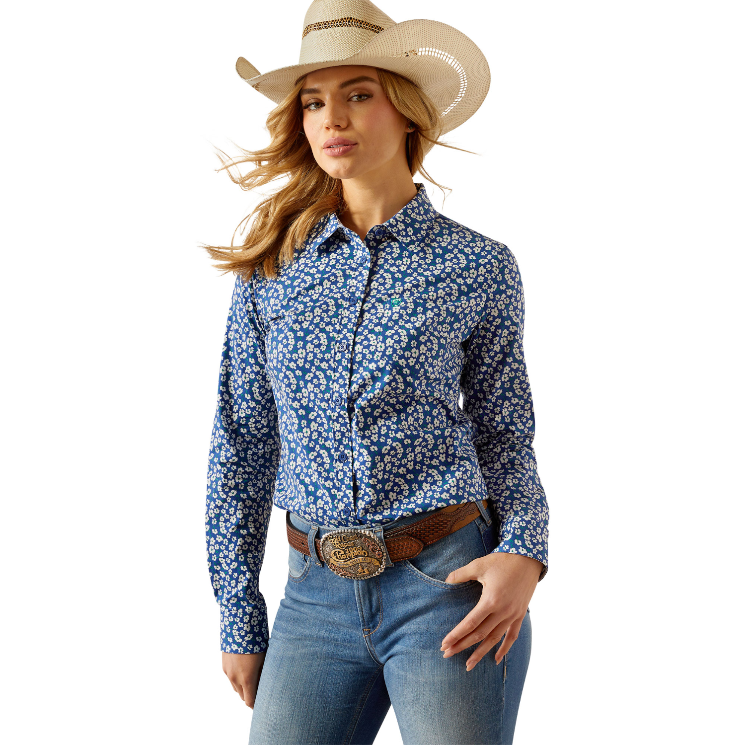 Ariat Kirby Stretch Shirt Georgia Floral Ditsy Print