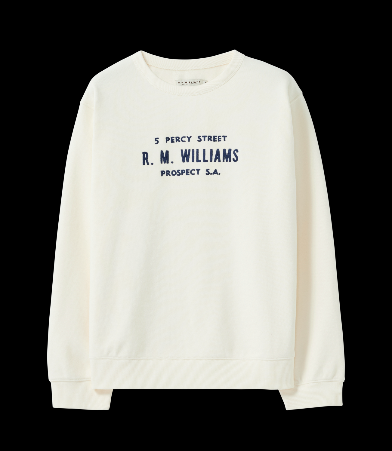 RM Williams Heritage Brushed Sweatshirt Ivory