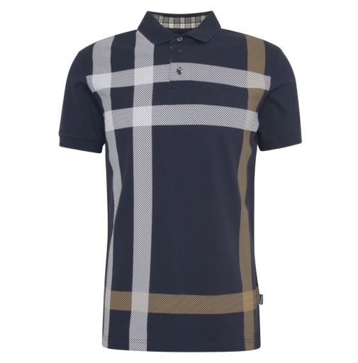 Barbour Blaine Polo Shirt Navy/Pine
