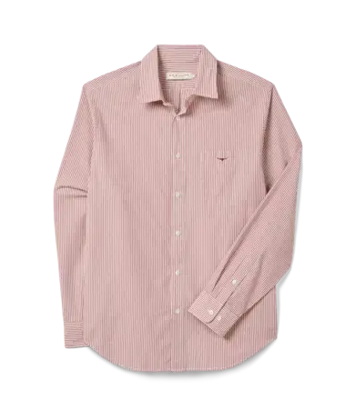 RM Williams Regular Poplin Stripe Shirt