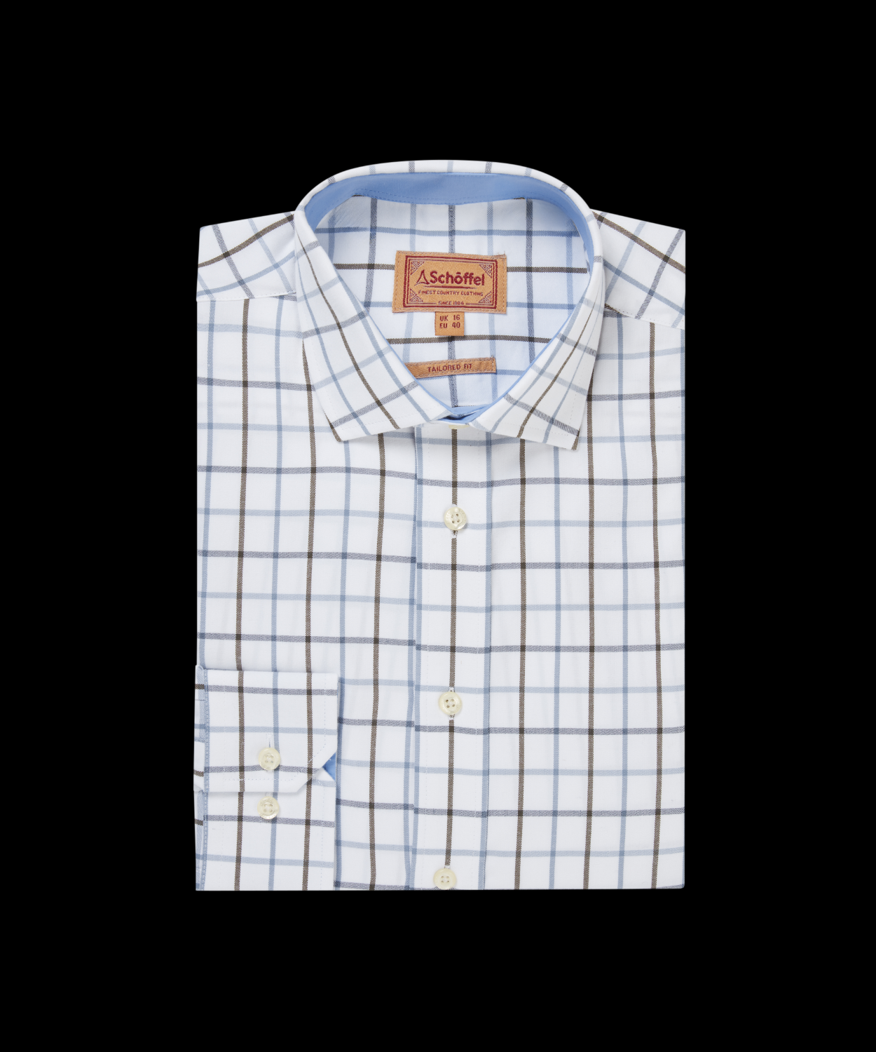 Schoffel Baconsthorpe Tailored Shirt Mountain Blue
