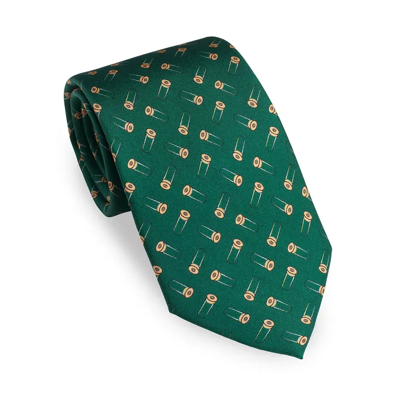 Laksen Cartridge Silhouette British Racing Green Tie