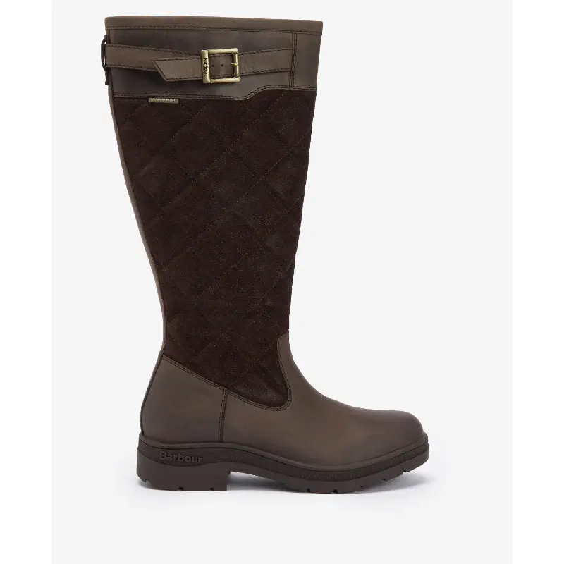 Barbour Oak Tall Boot Brown