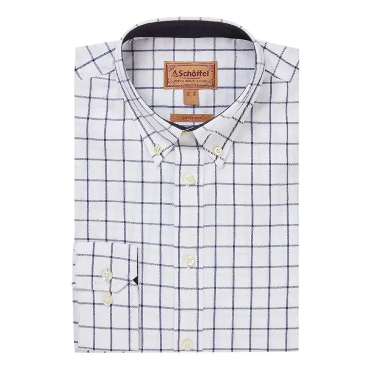 Schoffel Halesworth Taylored Shirt Blue Check
