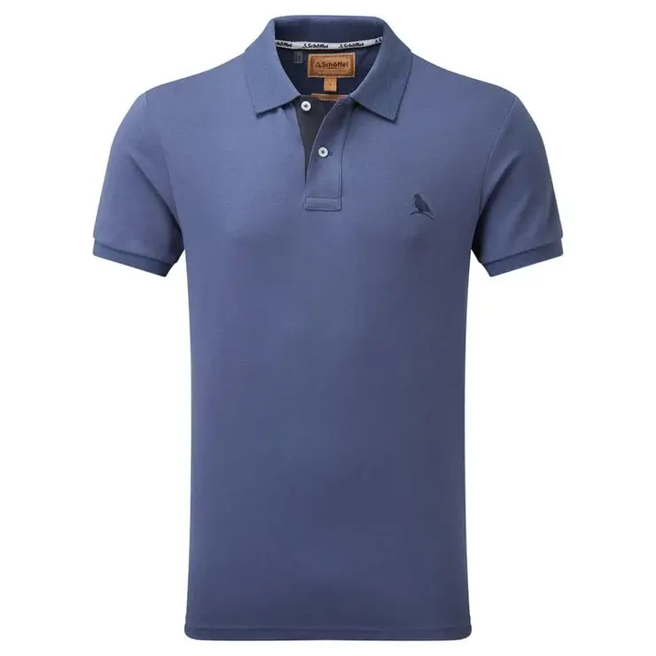 Schoffel St Ives Jersey Polo Shirt – French Navy