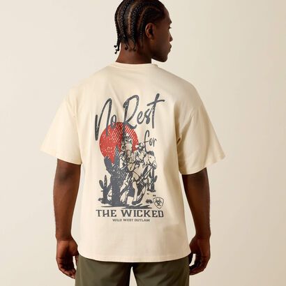 Ariat Mens The Wicked Boxy SS Tshirt Sandshell
