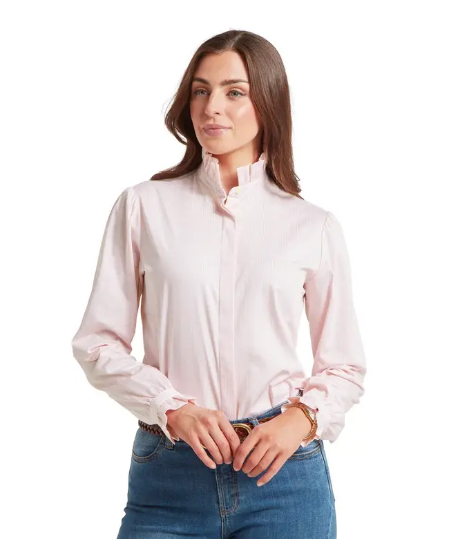 Schoffel Fakenham Shirt Pink Stripe