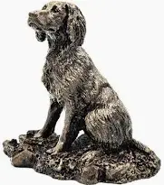 Bisley Patina Bronze Sculpture Spaniel Sitting