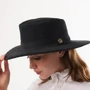 WG Jesse Navy Suede Hat
