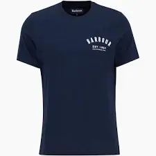 Barbour Preppy T Shirt New Navy