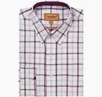 Schoffel Brancaster Classic Shirt Beetroot Check