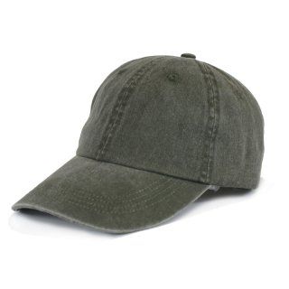 Washed Baseball Cap – Olive