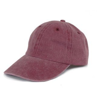 Washed Baseball Cap – Red