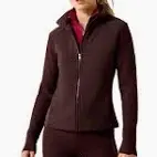 Ariat Skadi Full Zip Chocolate Plum