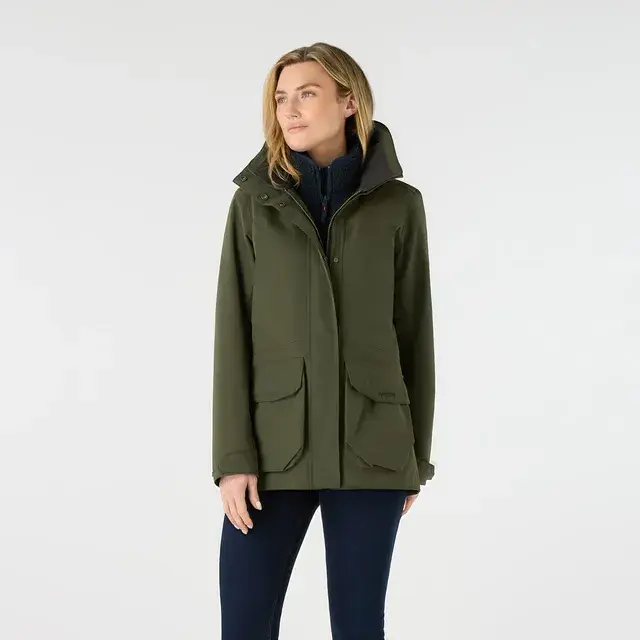 Musto Womens Burnham Waterproof Jacket Deep Green