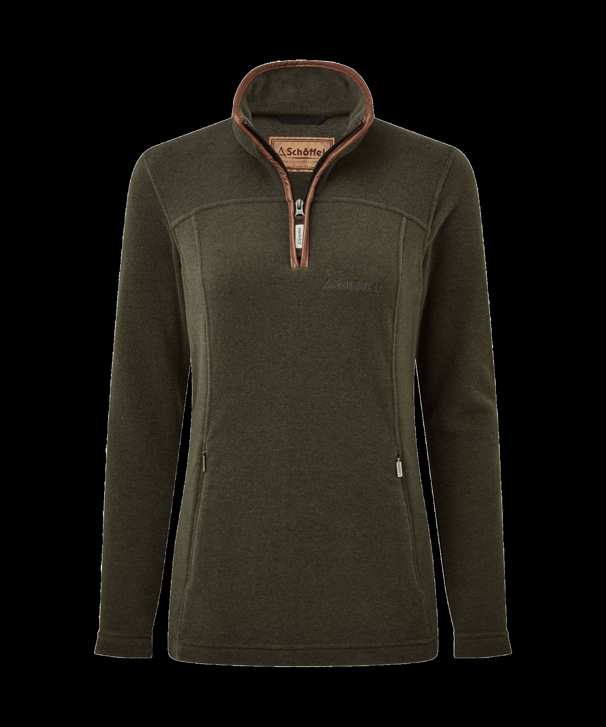 Schoffel Tilton II 1/4 Zip Fleece Dark Olive